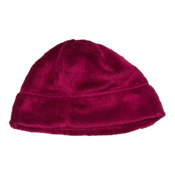 The North Face Dark Pink Winter Hat - Fleece - Classic Trendy Cozy - Picture 3 of 7